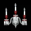 Appliques-Baccarat Applique Zénith Clair et Rouge (3L)