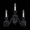 Appliques-Baccarat Applique Zénith Noir (3L)