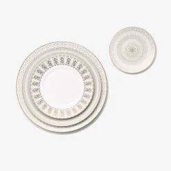Assiettes-Baccarat Assiette de Présentation Arcadia Or et Platine
