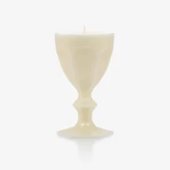 Bougies-Baccarat Bougie Verre Harcourt Ivoire