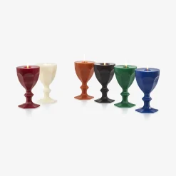 Bougies-Baccarat Bougie Verre Harcourt Bleu