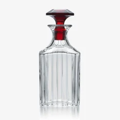 Carafes Et Flacons-Baccarat Carafe à Whisky Harmonie Clair et rouge