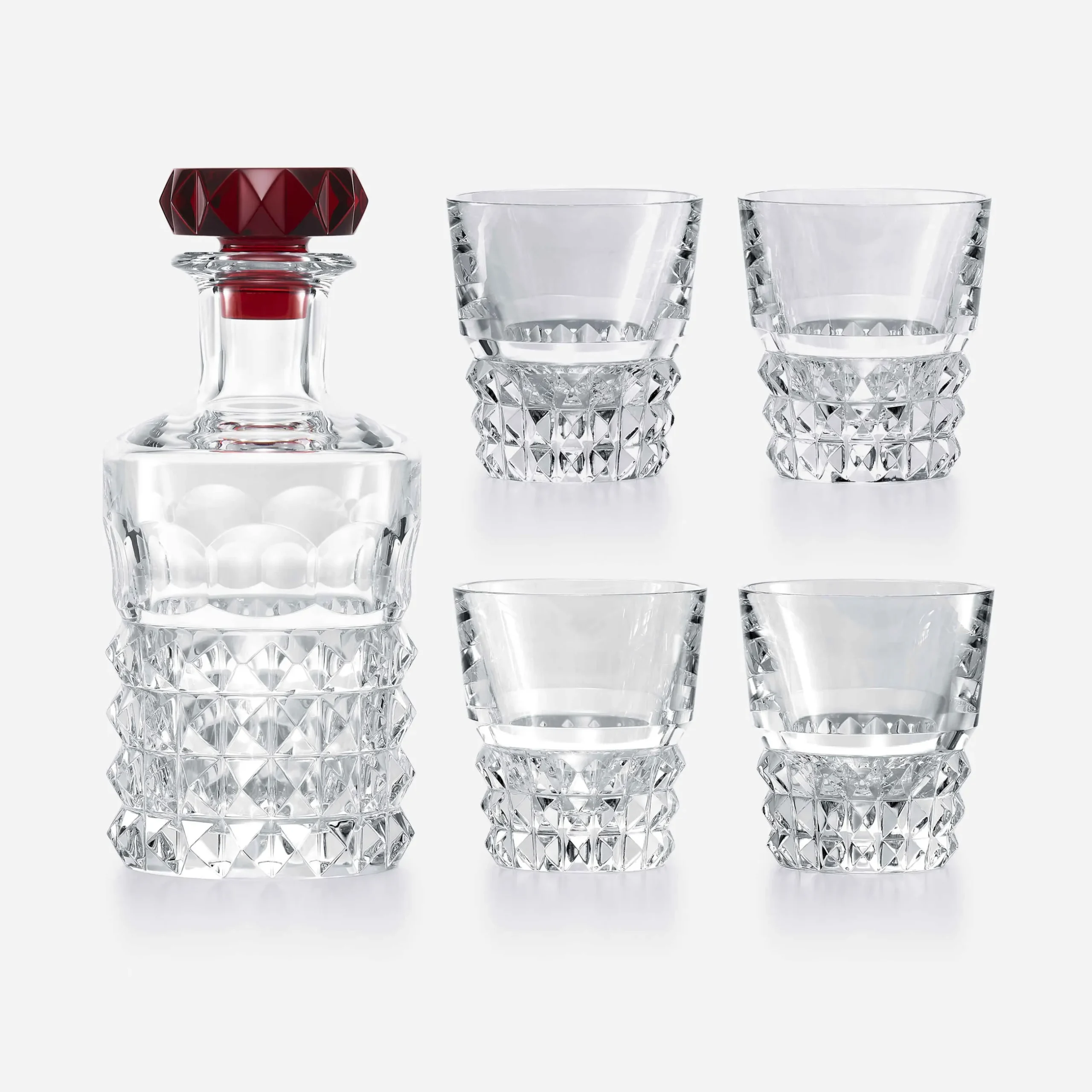 Carafes Et Flacons-Baccarat Coffret Bar Gobelets et Carafe Louxor