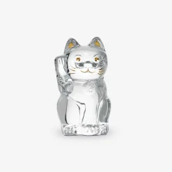 Figurines-Baccarat Figurine Chat Maneki Neko S