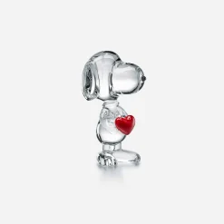 Figurines-Baccarat Figurine Snoopy Cœur