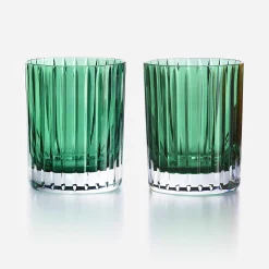 Chopes Et Gobelets-Baccarat Gobelets Harmonie Colors of Joy Vert