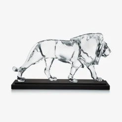 Sculptures Animalières Et Prestige-Baccarat Lion Cecil