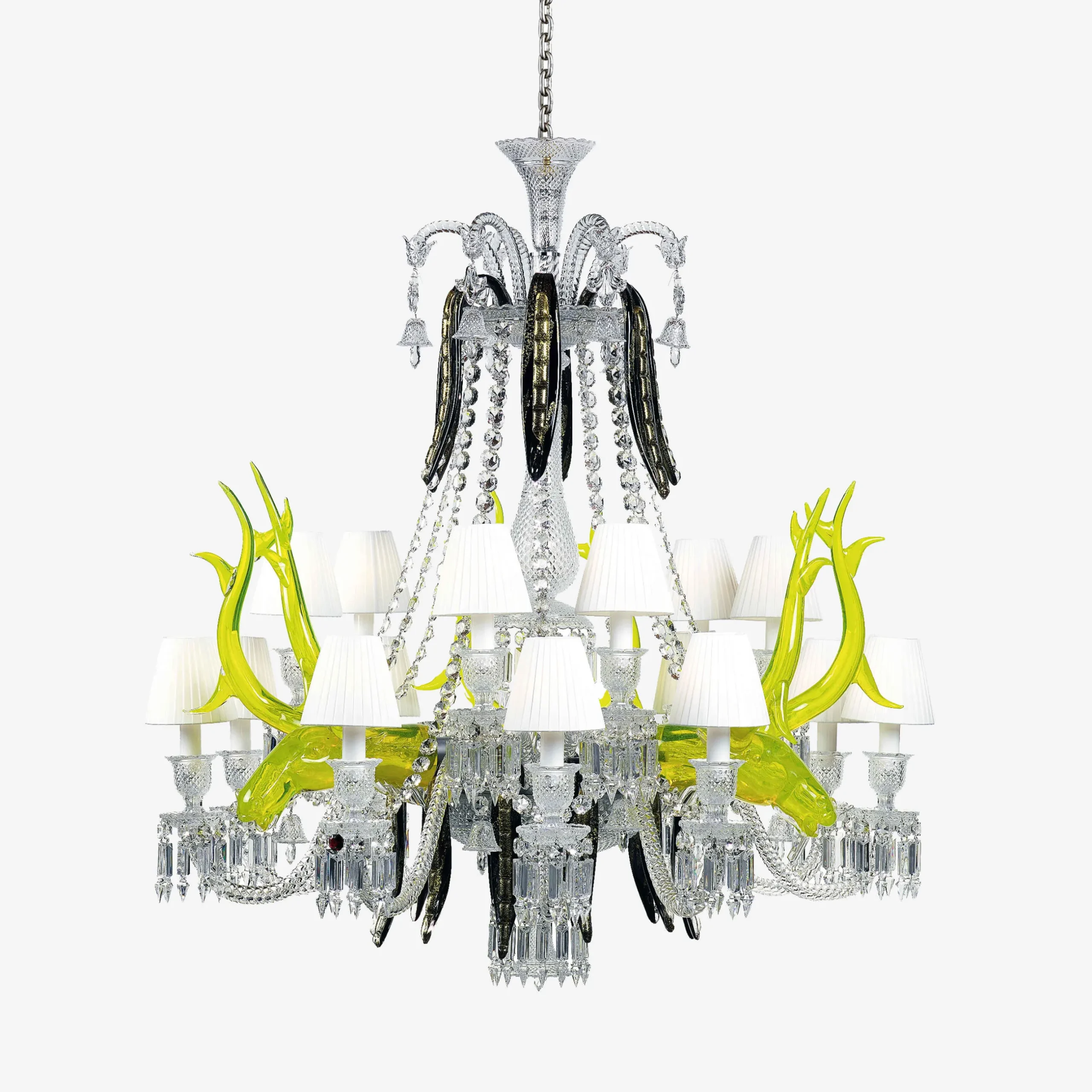 Lustres-Baccarat Lustre Étrange Zénith Cerfs (15L)