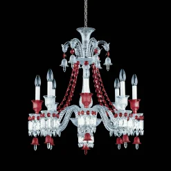 Lustres-Baccarat Lustre Zénith Rouge (8L)