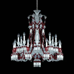 Lustres-Baccarat Lustre Zénith Rouge (18L)