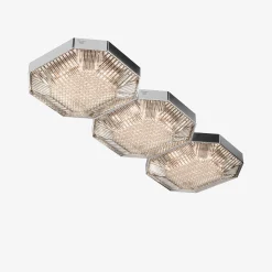 Suspensions Et Plafonniers-Baccarat Plafonnier Octogone (3L)