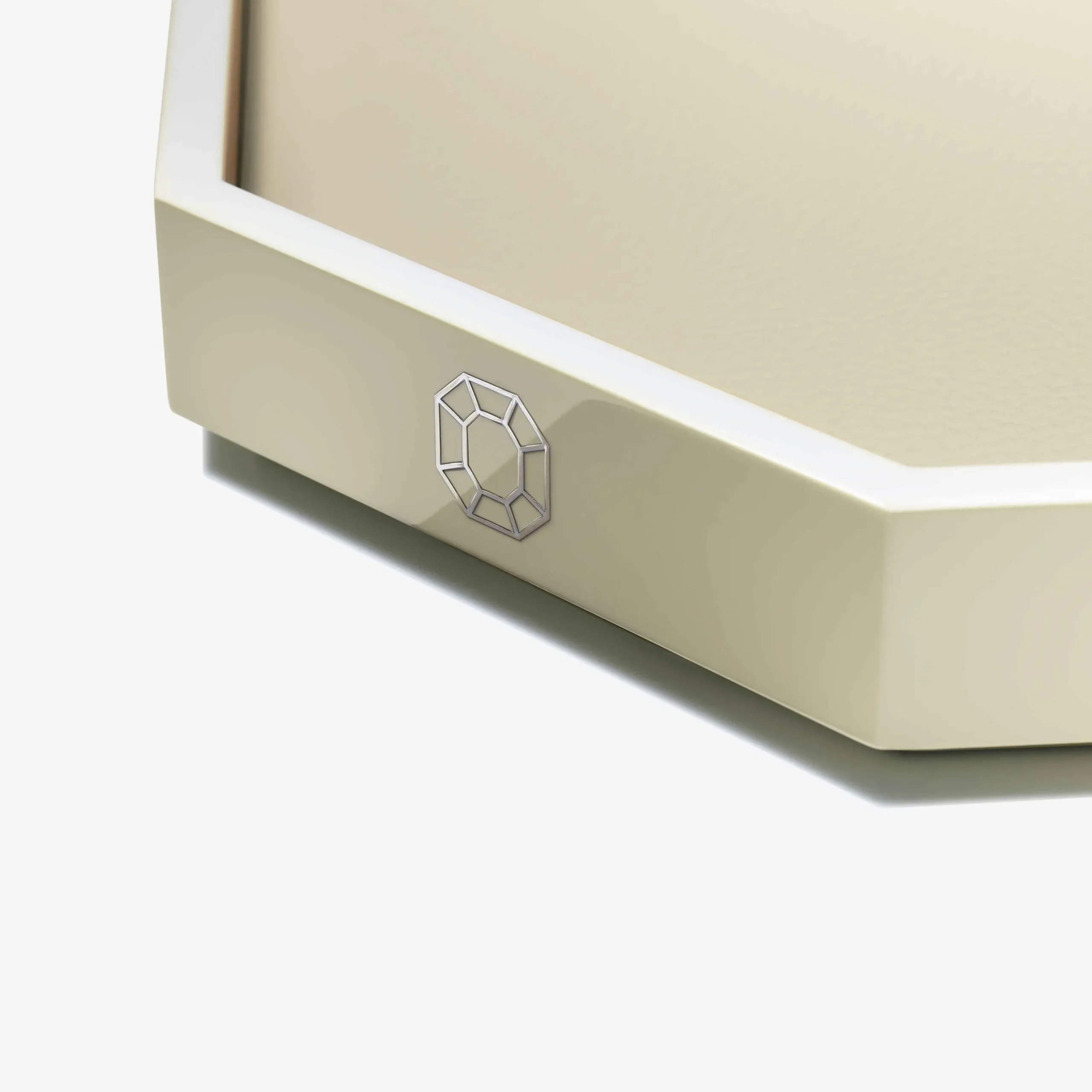 Plateaux Et Dessous De Verre-Baccarat Plateau Octogone L Ivoire