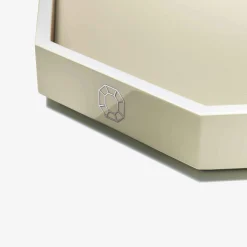 Plateaux Et Dessous De Verre-Baccarat Plateau Octogone M Ivoire